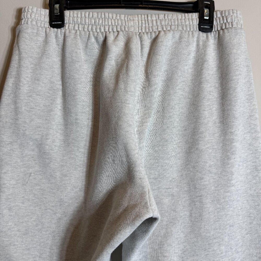PINK Victoria's Secret Floral Embroidered Fleece Jogger Sweatpants Women's Large - Picture 9 of 11
